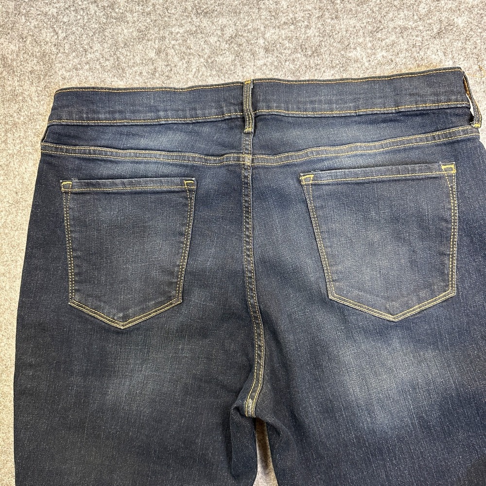 Old Navy Womens Original Straight Stretch Denim Jeans High Rise Blue Sz 16 Used - Picture 6 of 11